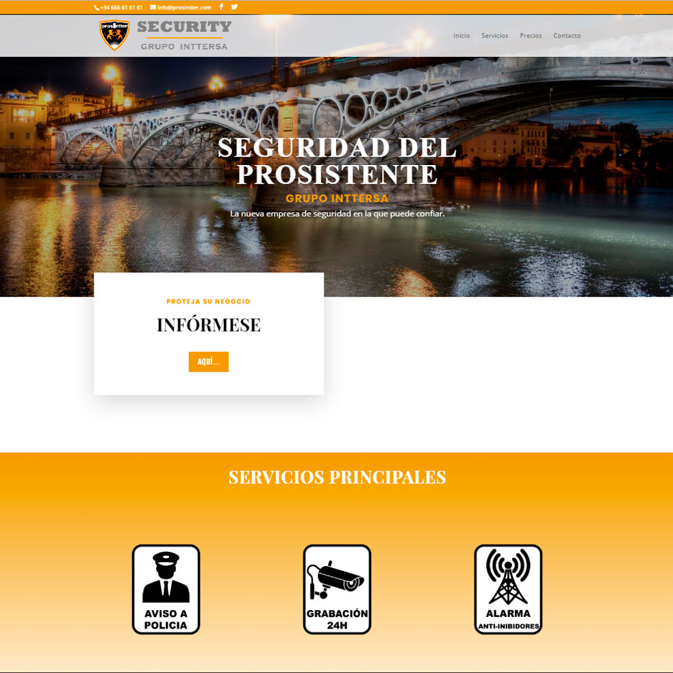 Prosintter noventa.es diseño web